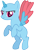 Size: 989x1463 | Tagged: safe, artist:pegasski, oc, oc only, alicorn, pony, 2 4 6 greaaat, g4, my little pony: friendship is magic, alicorn oc, bald, base, eyelashes, female, horn, mare, rearing, simple background, smiling, solo, transparent background, transparent horn, transparent wings, two toned wings, wings