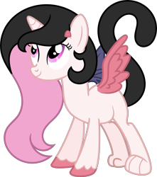 Size: 6008x6799 | Tagged: safe, artist:shootingstarsentry, oc, oc only, oc:andalusia, draconequus, absurd resolution, female, magical discordian spawn, magical parthenogenic spawn, offspring, parent:discord, simple background, solo, transparent background