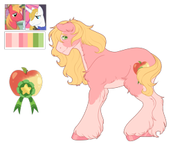 Size: 2279x1920 | Tagged: safe, artist:iouise, big macintosh, prince blueblood, oc, earth pony, pony, g4, bluemac, color palette, cutie mark, fluffy, gay, magical gay spawn, male, offspring, parent:big macintosh, parent:prince blueblood, parents:bluemac, screencap reference, shipping, simple background, transparent background, unshorn fetlocks