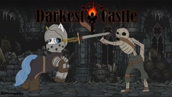 Size: 1280x720 | Tagged: safe, artist:schumette14, fancypants, pony, unicorn, g4, castle, crossover, darkest dungeon