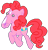 Size: 1290x1330 | Tagged: artist needed, safe, artist:jarjar_boinks, editor:cocoa bittersweet, pinkie pie, earth pony, pony, g4, bojack horseman, crossover, cursed image, face swap, female, head swap, hoers, hoers head on pony, manepxls, mare, not salmon, pixel art, pxls.space, raised hoof, simple background, solo, transparent background, trotting, wat, what has science done