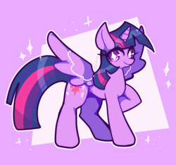 Size: 1398x1311 | Tagged: safe, artist:pypixy, twilight sparkle, alicorn, pony, g4, abstract background, cute, female, mare, solo, spread wings, twiabetes, twilight sparkle (alicorn), wings