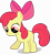 Size: 7314x8084 | Tagged: safe, artist:starcollider, apple bloom, earth pony, pony, g4, magical mystery cure, .svg available, absurd resolution, female, filly, show accurate, simple background, solo, svg, transparent background, vector