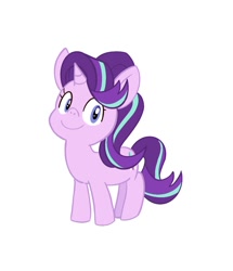 Size: 866x1005 | Tagged: safe, artist:brandoncaboose, starlight glimmer, pony, unicorn, g4, cute, female, glimmerbetes, looking at you, mare, simple background, smiling, solo, white background