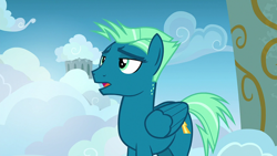 Size: 1920x1080 | Tagged: safe, screencap, sky stinger, pegasus, pony, g4, top bolt, male, solo, stallion