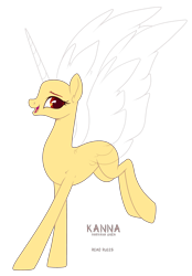Size: 2103x3024 | Tagged: safe, artist:teepew, oc, oc only, alicorn, pony, alicorn oc, bald, base, concave belly, eyelashes, female, high res, horn, mare, open mouth, signature, simple background, slender, smiling, solo, thin, transparent background, wings