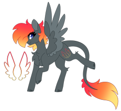 Size: 5644x5146 | Tagged: safe, artist:crazysketch101, oc, oc only, pegasus, pony, leonine tail, simple background, solo, tail, transparent background