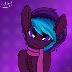 Size: 700x700 | Tagged: oc name needed, safe, artist:lightnys, oc, clothes, female, mare, scarf