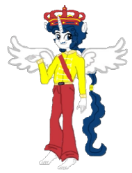 Size: 453x597 | Tagged: safe, artist:loomytyranny, alicorn, equestria girls, g4, 1000 hours in ms paint, barefoot, feet, png, serbo bluey