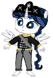 Size: 407x597 | Tagged: safe, artist:loomytyranny, alicorn, equestria girls, g4, 1000 hours in ms paint, barefoot, chetnik simple, feet, png