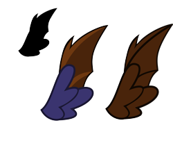 Size: 3438x2924 | Tagged: safe, derpibooru exclusive, vampire, high res, hybrid wings, simple background, test, transparent background, wings