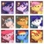 Size: 670x670 | Tagged: safe, artist:revy/milky, applejack, cozy glow, fluttershy, pinkie pie, rainbow dash, rarity, starlight glimmer, sunset shimmer, twilight sparkle, alicorn, earth pony, pegasus, pony, unicorn, g4, cozybetes, cute, dashabetes, diapinkes, glimmerbetes, jackabetes, mane six, raribetes, shimmerbetes, shyabetes, tongue out, twiabetes, twilight sparkle (alicorn)