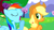 Size: 1280x720 | Tagged: safe, screencap, applejack, rainbow dash, earth pony, pegasus, pony, a canterlot wedding, g4, my little pony: friendship is magic, applejack's hat, cowboy hat, eyes closed, hat, hoof over mouth, open mouth, yawn