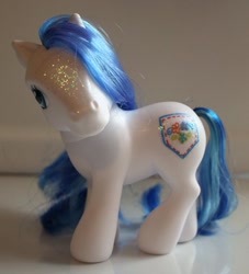 Size: 669x738 | Tagged: safe, photographer:lilcricketnoise, denim blue, g3, sparkle ponies, toy