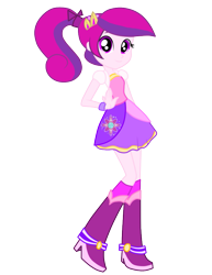 Size: 675x873 | Tagged: safe, artist:2-lettdodd, oc, oc only, oc:princess clara, equestria girls, g4, caption, clothes, cutie mark, cutie mark on clothes, female, image macro, show accurate, simple background, solo, spanish description, teenager, transparent background, vector, young, younger