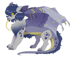 Size: 3500x3000 | Tagged: safe, artist:gigason, oc, oc only, draconequus, high res, interspecies offspring, offspring, parent:discord, parent:oc:moonlight secrets, parents:canon x oc, simple background, solo, transparent background