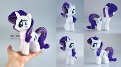 Size: 1280x704 | Tagged: safe, artist:meplushyou, rarity, pony, g4, irl, photo, plushie, solo