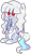 Size: 569x976 | Tagged: safe, artist:jetjetj, part of a set, oc, oc only, oc:silver bell, bat pony, pony, candy, candy cane, commission, female, food, mare, mouth hold, pale belly, red eyes, simple background, solo, transparent background, white belly, ych result