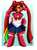 Size: 2850x3809 | Tagged: safe, artist:pridark, oc, oc only, hippogriff, anime, bipedal, clothes, cosplay, costume, crossover, cute, gesture, high res, hippogriff oc, ocbetes, patreon, patreon reward, rainbow tail, sailor moon, sailor moon (series), solo, tsukino usagi