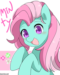Size: 800x988 | Tagged: safe, artist:picklescatt, minty, earth pony, pony, g3, cute, female, mare, mintabetes, solo