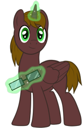 Size: 1081x1667 | Tagged: safe, artist:bigshot232, oc, oc only, oc:surn, alicorn, pony, 2021 community collab, derpibooru community collaboration, glasses, looking at you, magic, male, simple background, smiling, solo, stallion, telekinesis, transparent background, vector