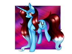 Size: 1400x1050 | Tagged: safe, artist:minelvi, oc, oc only, pony, unicorn, blushing, horn, simple background, solo, transparent background, unicorn oc