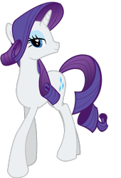 Size: 517x759 | Tagged: safe, artist:kyle23emma, rarity, pony, unicorn, g4, bedroom eyes, different body type, elegant, looking at you, regal, simple background, smiling at you, solo, transparent background