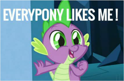Size: 433x286 | Tagged: safe, edit, edited screencap, screencap, spike, g4, the crystal empire, cropped, cute, obvious, spikabetes