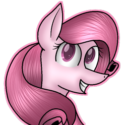 Size: 607x602 | Tagged: safe, artist:muhammad yunus, derpibooru exclusive, oc, oc only, oc:annisa trihapsari, earth pony, pony, female, grin, looking at you, mare, simple background, smiling, solo, teeth, transparent background