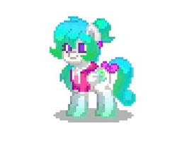 Size: 518x438 | Tagged: safe, artist:starfeather233, oc, oc only, pony, pony town, simple background, solo, white background