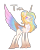 Size: 1611x2016 | Tagged: safe, artist:articfoxdraws, princess celestia, alicorn, pony, g4, alternate design, alternate hairstyle, chest fluff, choker, chokerlestia, ear piercing, earring, female, freckles, jewelry, mare, markings, piercing, redesign, simple background, solo, transparent background, unshorn fetlocks