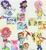 Size: 2472x2662 | Tagged: safe, artist:citi, edit, edited screencap, screencap, applejack, fluttershy, pinkie pie, rainbow blaze, rainbow dash, rarity, twilight sparkle, human, pony, g4, my little pony: friendship is magic, pinkie pride, the cutie mark chronicles, female, filly, filly applejack, filly fluttershy, filly pinkie pie, filly rainbow dash, filly rarity, filly twilight sparkle, high res, humanized, mane six, mouth hold, scene interpretation, screencap reference, younger