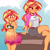 Size: 4000x4000 | Tagged: safe, artist:xjenn9, sunset shimmer, equestria girls, equestria girls specials, g4, my little pony equestria girls: better together, my little pony equestria girls: forgotten friendship, my little pony equestria girls: legend of everfree, absurd resolution, adorasexy, belly button, bikini, bikini top, blushing, breasts, busty sunset shimmer, clothes, crossed legs, cute, denim shorts, dress, duality, female, happy, jumper, legs, lidded eyes, long hair, midriff, multicolored hair, outdoors, ponied up, sarong, self paradox, sexy, shorts, sitting, sketch, skintight, skintight clothes, smiling, swimsuit, teal eyes, tight clothing, towel