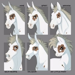 Size: 2500x2500 | Tagged: safe, artist:punkcoa, oc, oc only, earth pony, pony, bust, earth pony oc, high res, male, six fanarts, smiling, stallion, style emulation