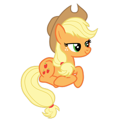 Size: 1152x1152 | Tagged: safe, artist:gmaplay, applejack, earth pony, pony, g4, cute, jackabetes, simple background, solo, transparent background