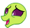 Size: 43x40 | Tagged: safe, thorax, changedling, changeling, g4, emoticon, grin, king thorax, male, mlpforums, nervous, nervous smile, open mouth, picture for breezies, simple background, smiling, solo, transparent background