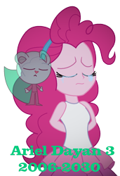 Size: 876x1280 | Tagged: safe, artist:arieldayan, pinkie pie, equestria girls, g4, crying, female, happy tree friends, simple background, solo, transparent background