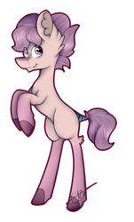 Size: 889x1469 | Tagged: safe, artist:chazmazda, oc, oc only, earth pony, pony, art, cartoon, commission, commissions open, concave belly, digital art, ear fluff, full body, horn, long legs, outline, rearing, simple background, solo, tail wrap, transparent background, wings