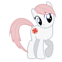 Size: 2000x2000 | Tagged: safe, artist:die4everart, artist:mlp-pixels, nurse redheart, earth pony, pony, g4, base used, cute, female, high res, mare, missing accessory, raised hoof, simple background, solo, transparent background, vector