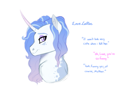 Size: 4000x3000 | Tagged: safe, artist:venommocity, oc, oc only, oc:love letter, pony, unicorn, female, high res, mare, offspring, parent:princess cadance, parent:shining armor, parents:shiningcadance, solo