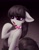 Size: 1282x1637 | Tagged: safe, artist:shenki, octavia melody, earth pony, pony, g4, bowtie, cheek fluff, chest fluff, ear fluff, female, floppy ears, leg fluff, mare, octavia's bowtie, open mouth, solo, tongue out