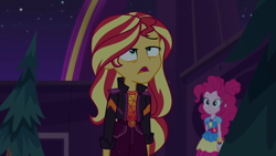 Size: 1920x1080 | Tagged: safe, screencap, pinkie pie, sunset shimmer, equestria girls, equestria girls series, equestria girls specials, g4, my little pony equestria girls: sunset's backstage pass, female