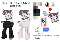 Size: 1024x713 | Tagged: safe, artist:clawort-animations, artist:crystalponybases, pony, base used, olijosman, polysexual, polysexual pride flag, ponified, pride, pride flag, reference sheet, simple background, spies in disguise, transparent background
