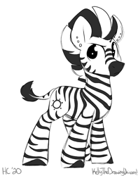 Size: 1341x1705 | Tagged: safe, artist:kellythedrawinguni, oc, oc only, oc:noir et blanc, pony, zebra, investigator, male, solo, zebra oc