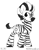 Size: 1341x1705 | Tagged: safe, artist:kellythedrawinguni, oc, oc only, oc:noir et blanc, pony, zebra, investigator, male, solo, zebra oc