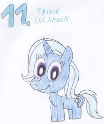 Size: 1024x1222 | Tagged: safe, artist:sithvampiremaster27, trixie, pony, g4, female, solo, traditional art
