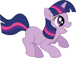 Size: 835x640 | Tagged: safe, artist:malte279, twilight sparkle, unicorn, adorkable, blank flank, cute, dancing, dork, female, filly, open mouth, simple background, sunshine sunshine, transparent background, twiabetes, unicorn twilight, vector