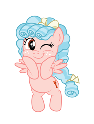 Size: 2196x2894 | Tagged: safe, artist:aleximusprime, cozy glow, pegasus, pony, g4, bow, chubby, chubby cheeks, cozybetes, cute, eyelashes, female, filly, foal, freckles, grin, hair bow, high res, hooves on cheeks, looking at you, one eye closed, simple background, smiling, smiling at you, solo, spread wings, tail bow, transparent background, vector, weapons-grade cute, wings, wink