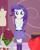 Size: 2461x3075 | Tagged: safe, artist:tabrony23, rarity, equestria girls, g4, boots, bouquet, bouquet of flowers, chocolate, clothes, comic, cute, daaaaaaaaaaaw, female, flower, food, high res, holiday, looking at you, patreon, patreon logo, purple skirt, shoes, show accurate, smiling, solo, valentine's day