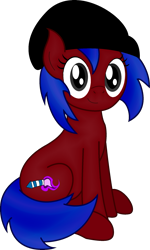 Size: 1345x2239 | Tagged: safe, artist:soulakai41, oc, oc only, oc:cole petty, earth pony, pony, beanie, female, hat, mare, simple background, solo, transparent background